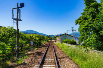 会津鉄道会津線・南若松駅(福島県:2026年5月)