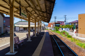 JR只見線・七日町駅(福島県:2026年5月)