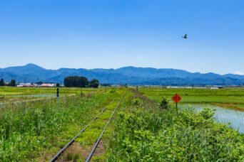 JR只見線・根岸駅(福島県:2026年5月)