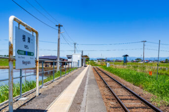 JR只見線・根岸駅(福島県:2026年5月)