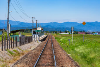 JR只見線・若宮駅(福島県:2026年5月)