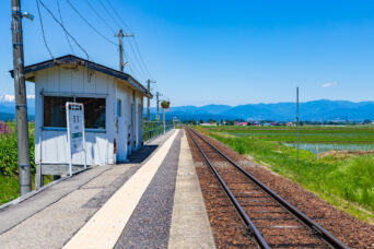 JR只見線・若宮駅(福島県:2026年5月)