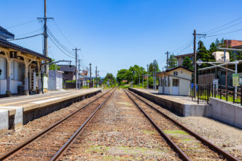 JR只見線・会津坂下駅(福島県:2026年5月)