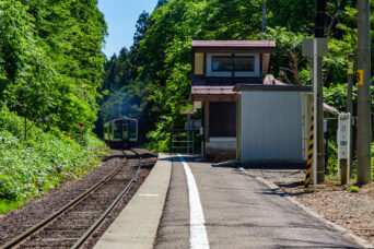 JR只見線・塔寺駅(福島県:2026年5月)