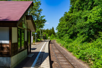 JR只見線・塔寺駅(福島県:2026年5月)