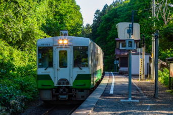 JR只見線・塔寺駅(福島県:2026年5月)