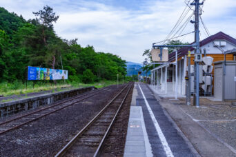 JR只見線・会津柳津駅（福島県：2026年5月）