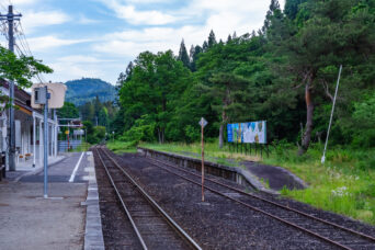 JR只見線・会津柳津駅（福島県：2026年5月）