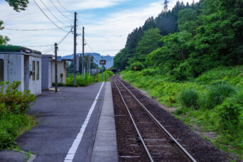 JR只見線・郷戸駅（福島県：2026年5月）