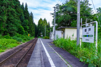 JR只見線・郷戸駅（福島県：2026年5月）