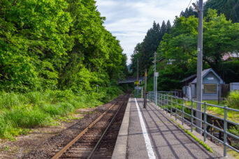 JR只見線・滝谷駅（福島県：2026年5月）