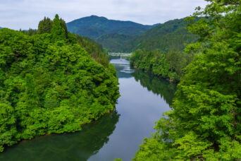 JR只見線・会津西方～会津宮下間・第二只見川橋梁（福島県：2026年5月）