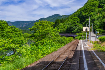 JR只見線・早戸駅（福島県：2026年5月）