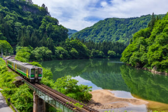 JR只見線・早戸駅（福島県：2026年5月）