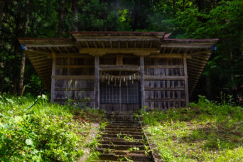 JR只見線・早戸駅付近・高倉集落・駒形神社（福島県：2026年5月）