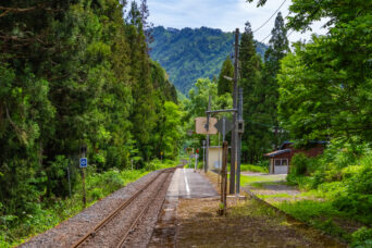 JR只見線・会津水沼駅（福島県：2026年5月）