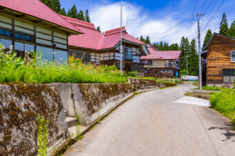 JR只見線・会津川口駅付近・上井草集落（福島県：2026年5月）