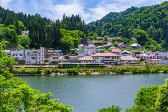 JR只見線・会津川口駅（福島県：2026年5月）