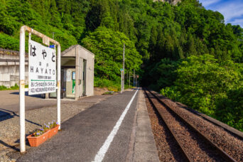 JR只見線・早戸駅（福島県：2026年5月）