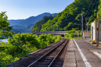 JR只見線・早戸駅（福島県：2026年5月）