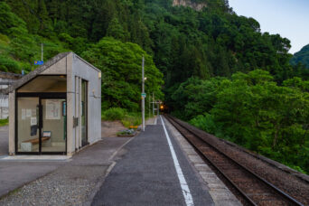 JR只見線・早戸駅（福島県：2026年5月）