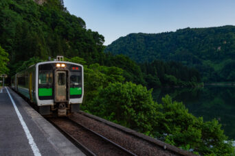 JR只見線・早戸駅（福島県：2026年5月）
