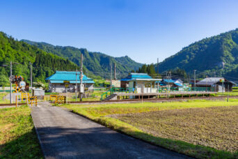 JR只見線・会津越川駅（福島県：2026年6月）