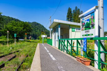 JR只見線・会津横田駅（福島県：2026年6月）