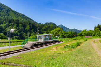 JR只見線・会津塩沢駅（福島県：2026年6月）