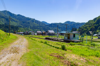 JR只見線・会津塩沢駅（福島県：2026年6月）