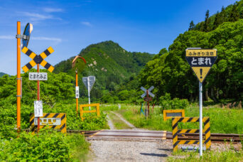 JR只見線・会津蒲生駅（福島県：2026年6月）