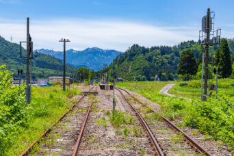 JR只見線・只見駅（福島県：2026年6月）