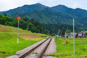 JR只見線・会津塩沢駅（福島県：2026年6月）