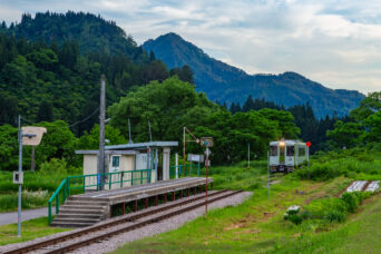 JR只見線・会津塩沢駅（福島県：2026年6月）