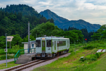 JR只見線・会津塩沢駅（福島県：2026年6月）