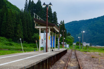 JR只見線・只見駅(福島県:2026年6月)
