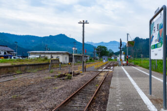 JR只見線・只見駅(福島県:2026年6月)