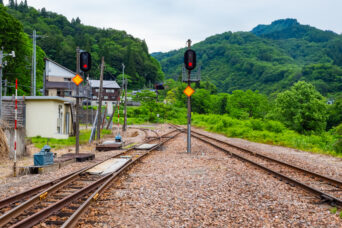JR只見線・大白川駅(新潟県:2026年6月)