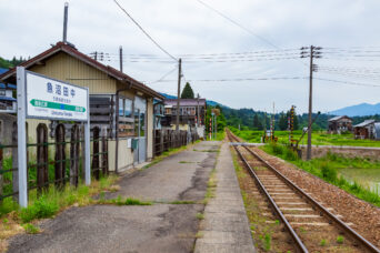JR只見線・魚沼田中駅(新潟県:2026年6月)