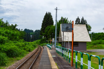 JR飯山線・内ヶ巻駅(新潟県:2026年6月)
