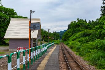 JR飯山線・内ヶ巻駅(新潟県:2026年6月)