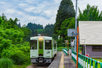 JR飯山線・内ヶ巻駅(新潟県:2026年6月)