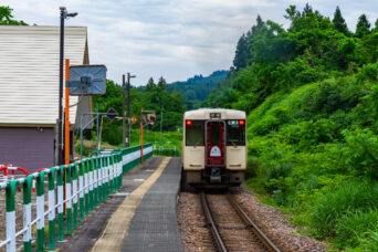 JR飯山線・内ヶ巻駅(新潟県:2026年6月)
