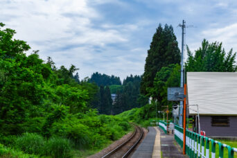 JR飯山線・内ヶ巻駅(新潟県:2026年6月)