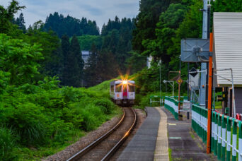 JR飯山線・内ヶ巻駅(新潟県:2026年6月)