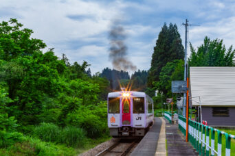 JR飯山線・内ヶ巻駅(新潟県:2026年6月)
