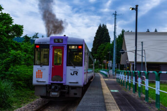 JR飯山線・内ヶ巻駅(新潟県:2026年6月)