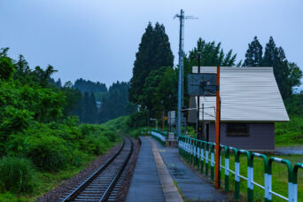 JR飯山線・内ヶ巻駅(新潟県:2026年6月)