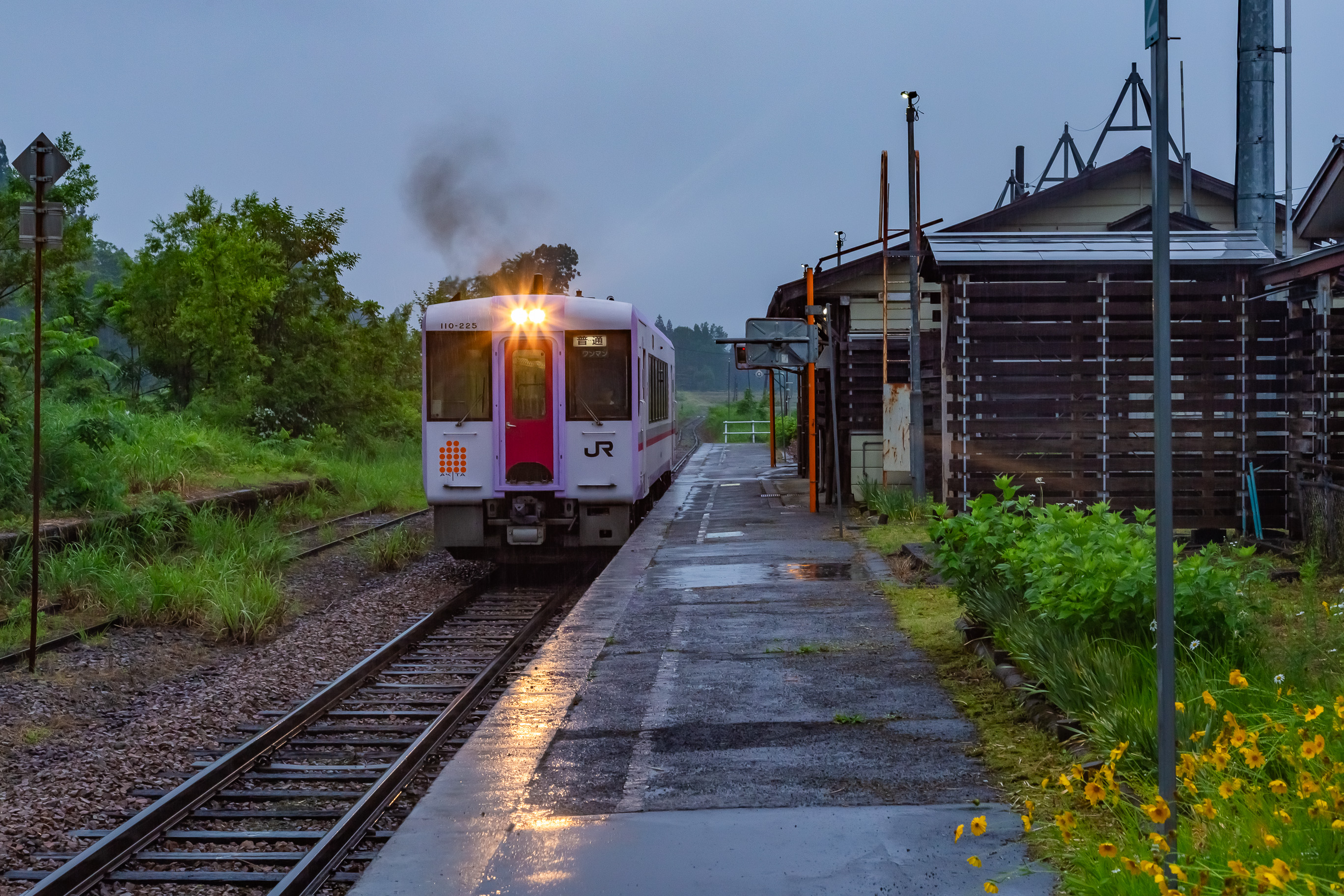 JR飯山線・越後岩沢駅（新潟県：2026年6月）
