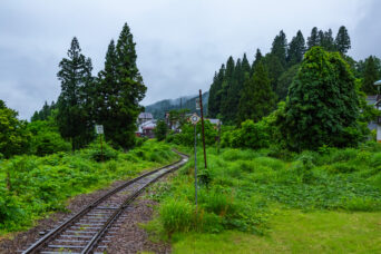 JR飯山線・越後鹿渡駅(新潟県:2026年6月)